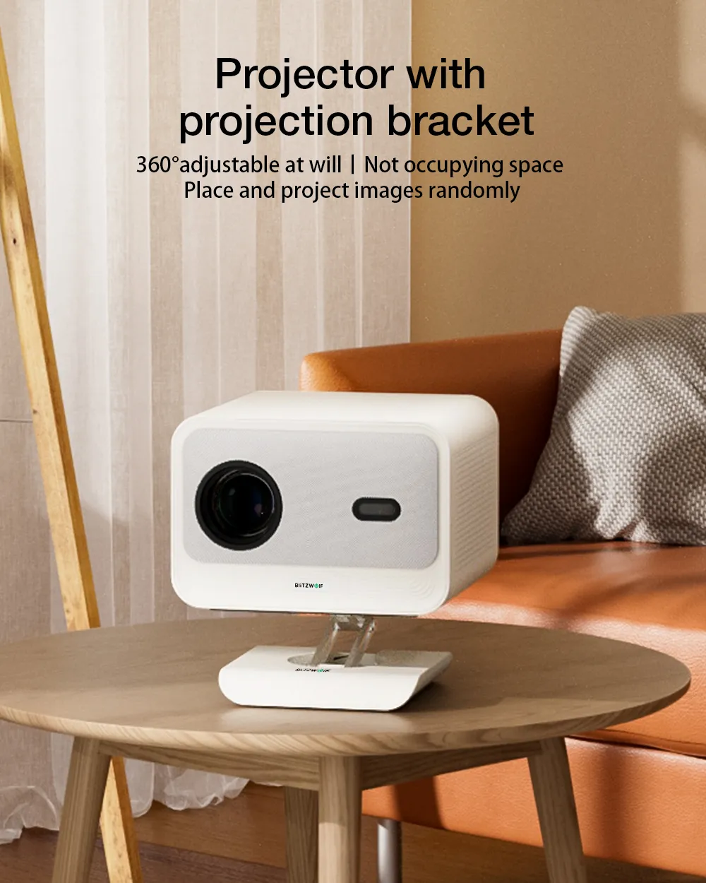 Blitzwolf®BW-V3Max Projector Water Cooling Android TV Auto Keystone Correction Electric Focus WIFI6 Noiseless Mini Outdoor Movie with VF4 Bracket Blitzwolf®BW-V3Max Projector Water Cooling Android TV Auto Keystone Correction Electric Focus WIFI6 Noiseless Mini Outdoor Movie with VF4 Bracket