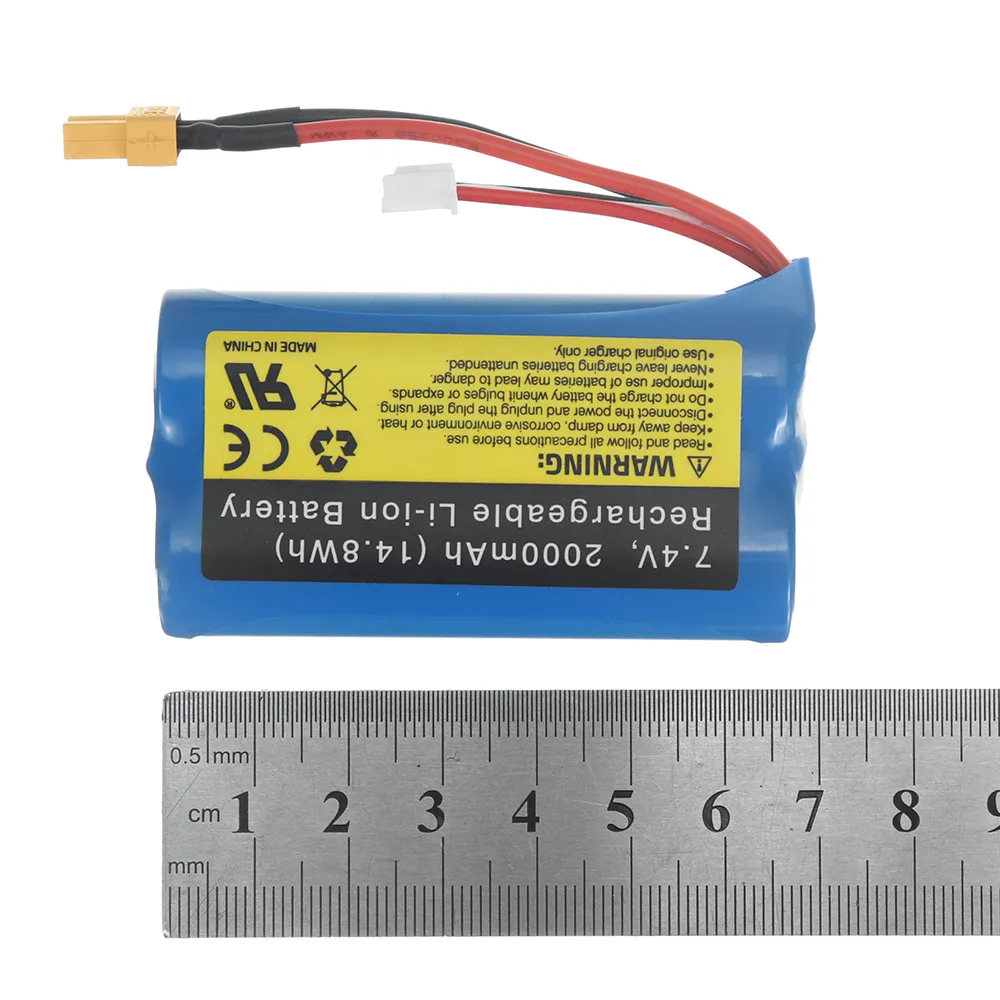 UDIRC UDI023/UDI023PRO INKFISH Jet RC Boat Parts 7.4V 2000mAh 14.8Wh 2s XT30 Plug Li-ion Battery Vehicles Models Accessories UDI023-33