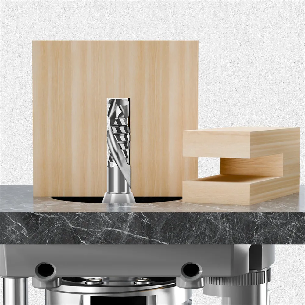 1/2 Inch 12.7mm Shank Tungsten Mortising Carbide Router Bit 2 Flutes/3 Flutes TCT Straight Router Bit Straight Flute End Milling Cutter 6-8mm Cutting Diameter 20-22mm Cutting Length 1/2 Inch 12.7mm Shank Tungsten Mortising Carbide Router Bit 2 Flutes/3 Flutes TCT Straight Router Bit Straight Flute End Milling Cutter 6-8mm Cutting Diameter 20-22mm Cutting Length