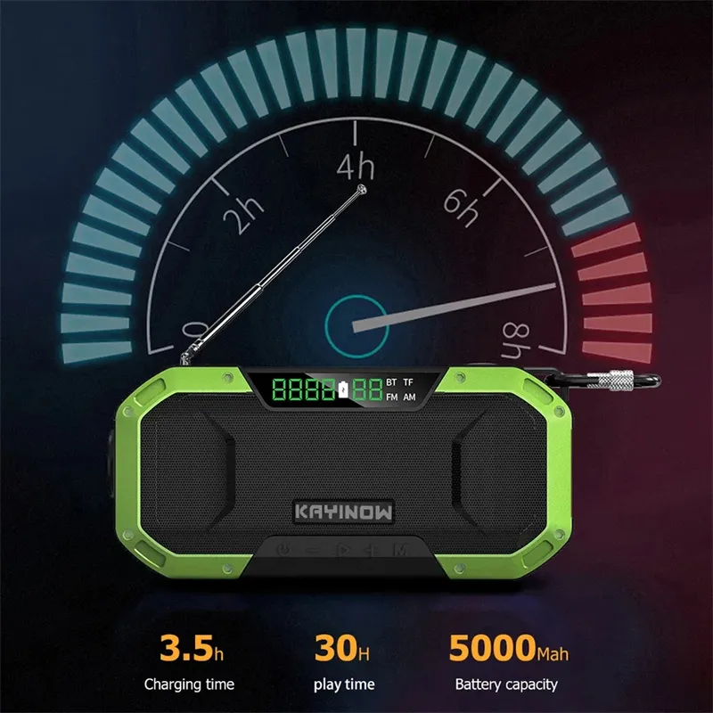 Portable Multifunctional Emergency Solar Hand Crank Radio 5000mAh Power Bank Cranker AM, FM, Compass, LED Flash Light Camping Radio Survival Kit Radio Portable Multifunctional Emergency Solar Hand Crank Radio 5000mAh Power Bank Cranker AM, FM, Compass, LED Flash Light Camping Radio Survival Kit Radio