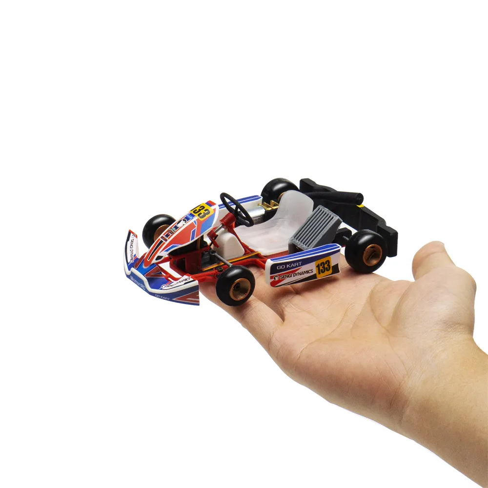 MinimumRC Sengi Kart-80 Micro Scale RC Car Go Kart KIT Unassembled Mini Vehicles Models DIY Toys