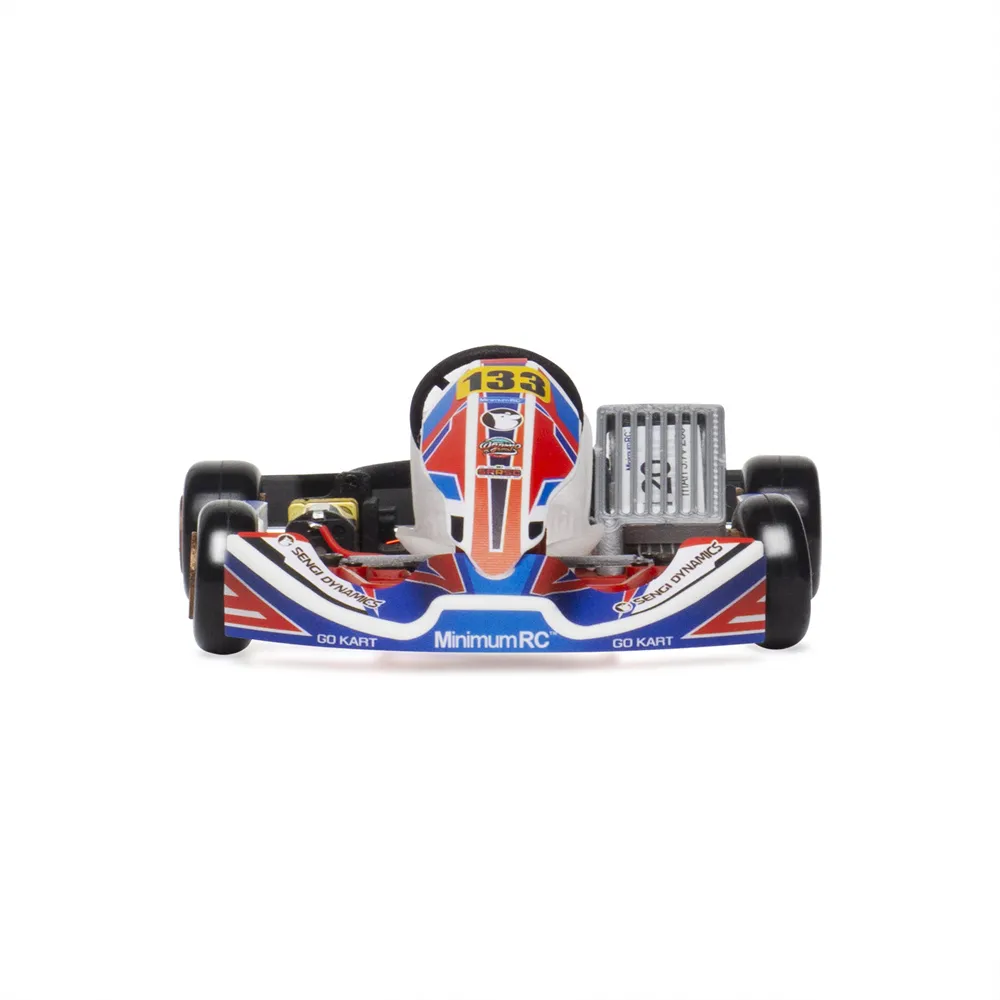 MinimumRC Sengi Kart-80 Micro Scale RC Car Go Kart KIT Unassembled Mini Vehicles Models DIY Toys