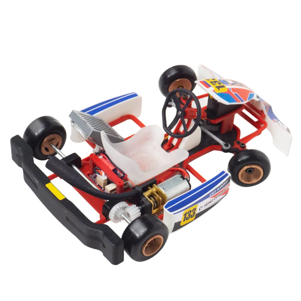 MinimumRC Sengi Kart-80 Micro Scale RC Car Go Kart KIT Unassembled Mini Vehicles Models DIY Toys