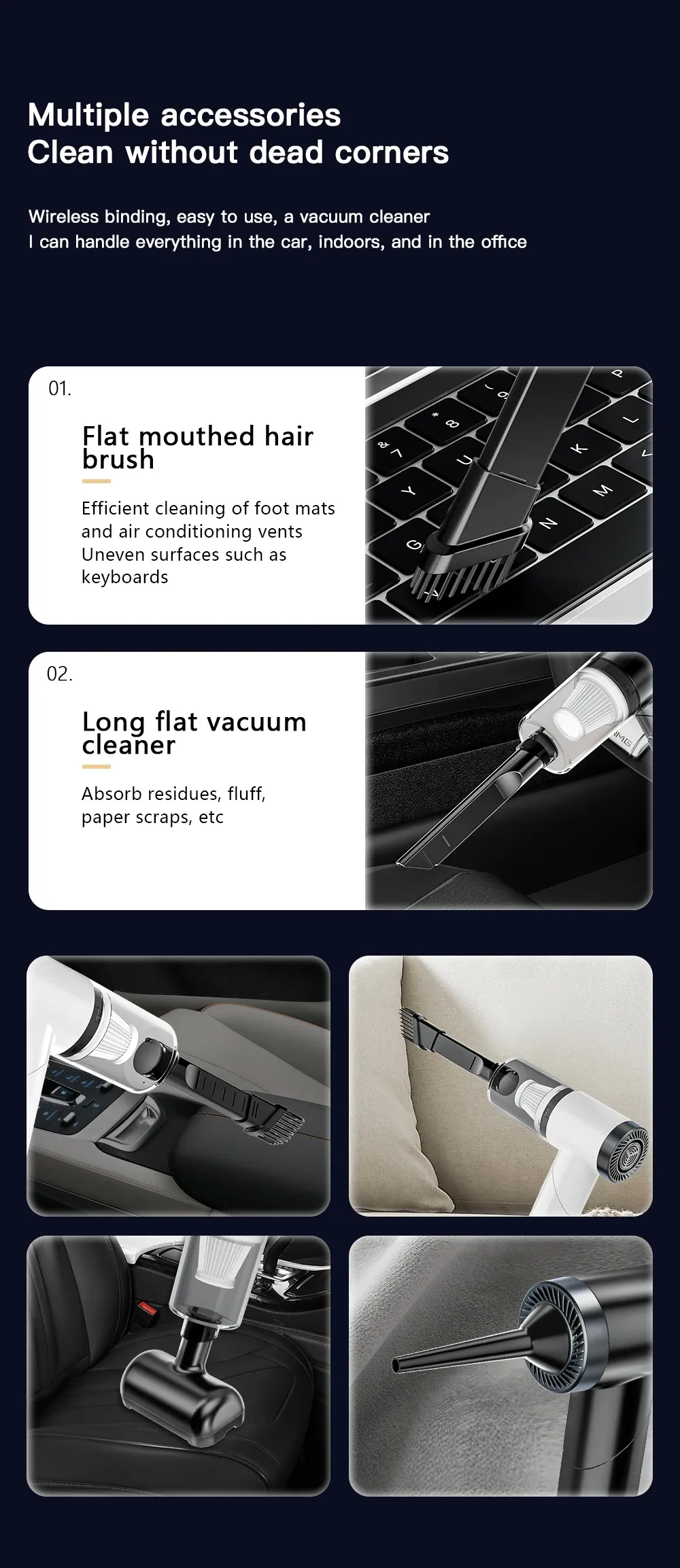 Q108 Portable Wireless Car Vacuum Cleaner Strong Suction Cleaning Machine Mini Handheld Vacuum Cleaner for Car and Home Q108 Portable Wireless Car Vacuum Cleaner Strong Suction Cleaning Machine Mini Handheld Vacuum Cleaner for Car and Home