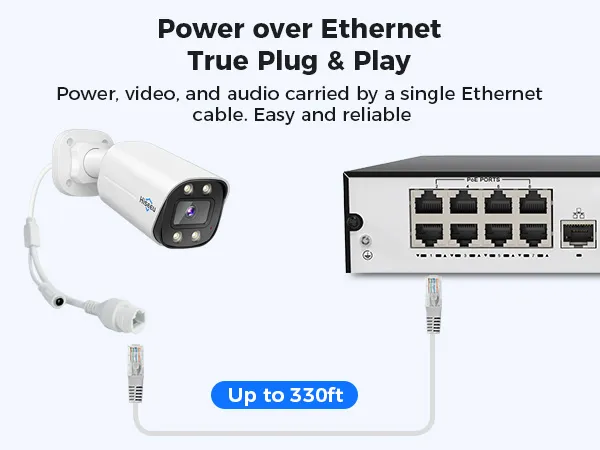 Hiseeu HB488-P 8MP 4K PoE IP Security Camera CCTV Video Surveillance Cam HD Color Night Vision Two-Way Audio IP67 Waterproof for Home Safety Hiseeu HB488-P 8MP 4K PoE IP Security Camera CCTV Video Surveillance Cam HD Color Night Vision Two-Way Audio IP67 Waterproof for Home Safety
