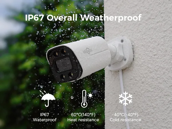 Hiseeu HB488-P 8MP 4K PoE IP Security Camera CCTV Video Surveillance Cam HD Color Night Vision Two-Way Audio IP67 Waterproof for Home Safety Hiseeu HB488-P 8MP 4K PoE IP Security Camera CCTV Video Surveillance Cam HD Color Night Vision Two-Way Audio IP67 Waterproof for Home Safety