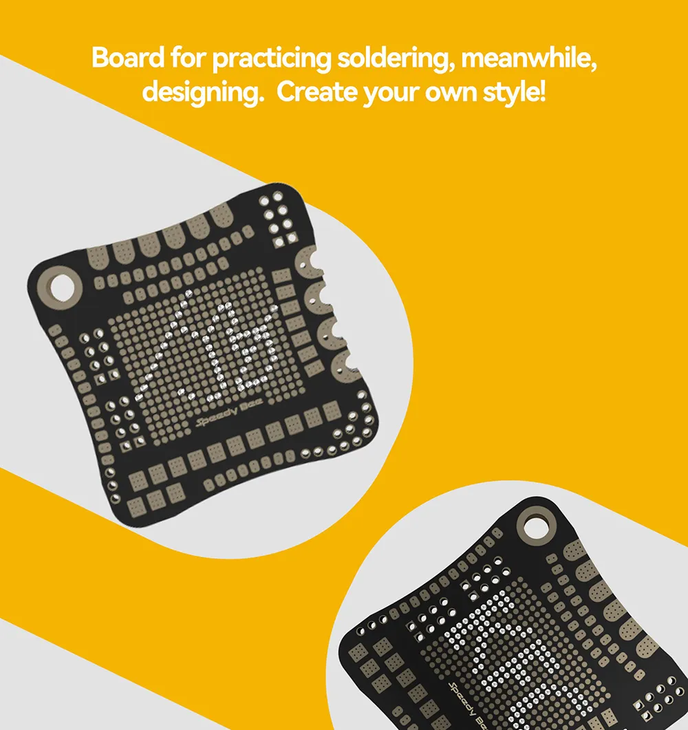 SpeedyBee FPV Soldering Practice Board 4pcs for FPV RC Racer Drone SpeedyBee FPV Soldering Practice Board 4pcs for FPV RC Racer Drone