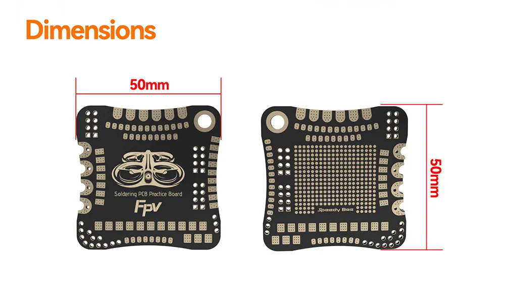 SpeedyBee FPV Soldering Practice Board 4pcs for FPV RC Racer Drone SpeedyBee FPV Soldering Practice Board 4pcs for FPV RC Racer Drone