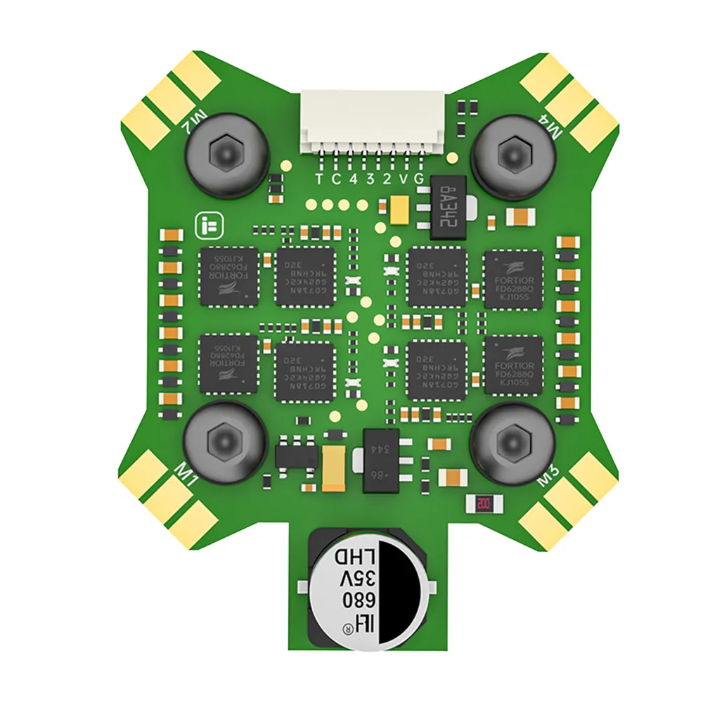 20x20mm iFlight BLITZ Mini F745 F7 Flight Controller E55 Mini 55A BL_32 4In1 Brushless ESC Stack for RC Drone FPV Racing 20x20mm iFlight BLITZ Mini F745 F7 Flight Controller E55 Mini 55A BL_32 4In1 Brushless ESC Stack for RC Drone FPV Racing