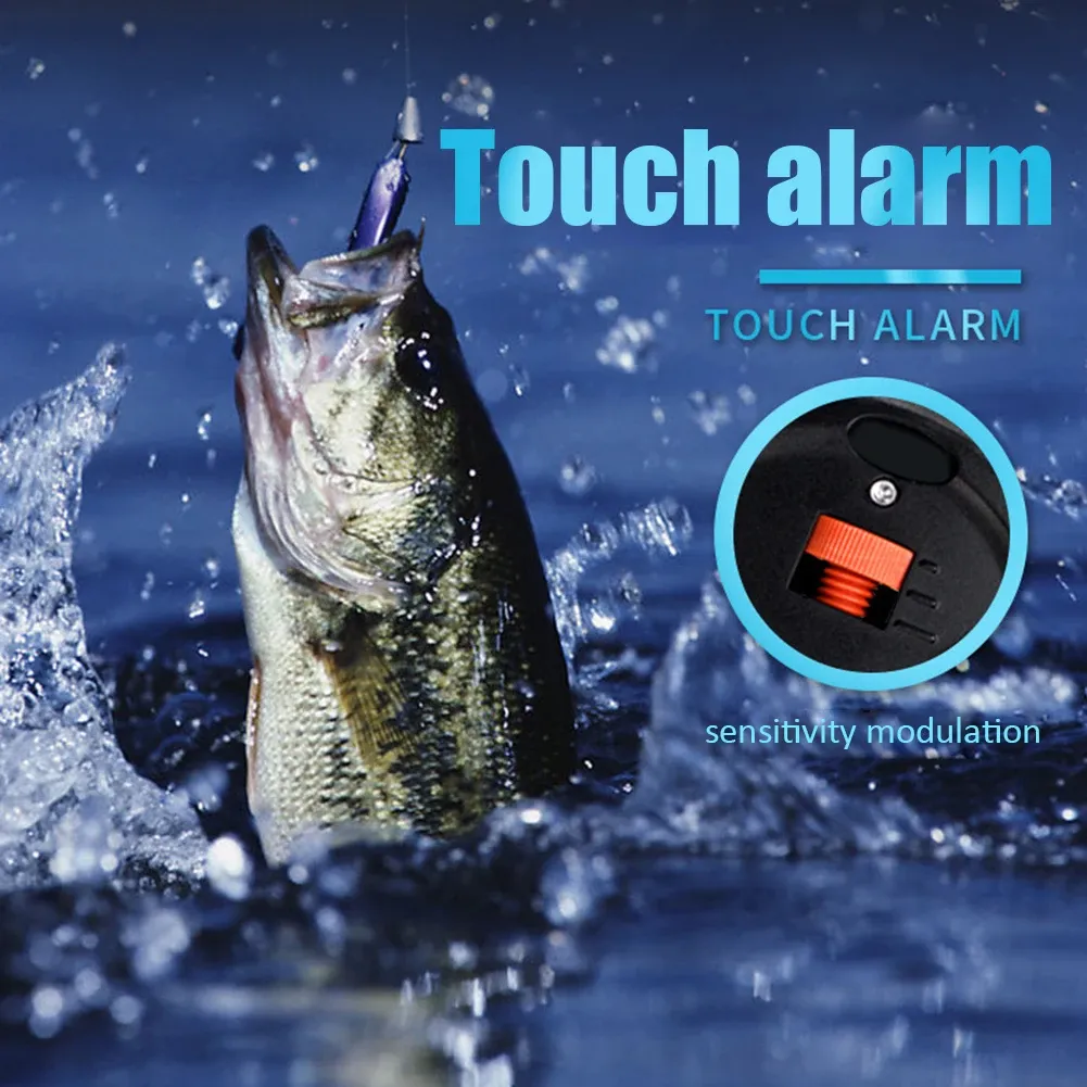 ZANLURE Fishing Finder Bite Alarm with LED Light Loud Sound Electronic Buzzer Rod Clip Fish Line Gear Alert ZANLURE Fishing Finder Bite Alarm with LED Light Loud Sound Electronic Buzzer Rod Clip Fish Line Gear Alert