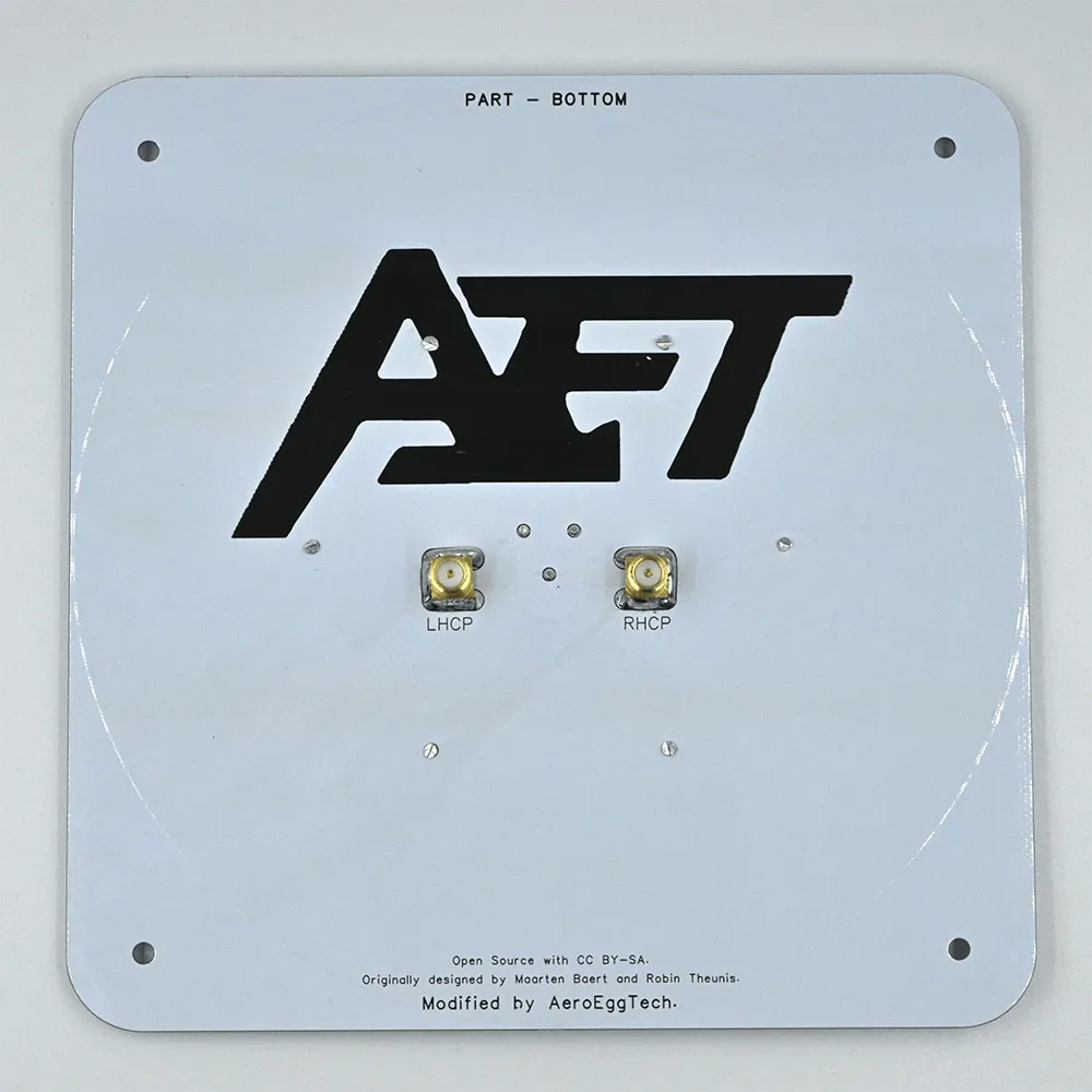 AET 5.8GHz 17dBi Directional Circular Polarized FPV Antenna for Long Rang RC Drone Airplane