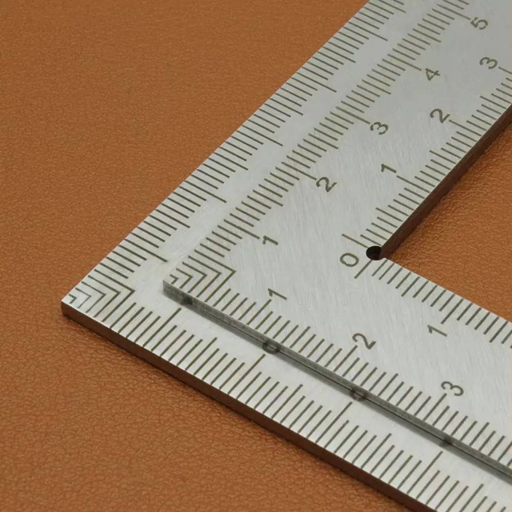 Stainless Steel L Square Ruler Right Angle Measuring Tool 100mm 150mm 300mm Double-Sided Scale for Carpentry Framing Roofing Layouts Stainless Steel L Square Ruler Right Angle Measuring Tool 100mm 150mm 300mm Double-Sided Scale for Carpentry Framing Roofing Layouts