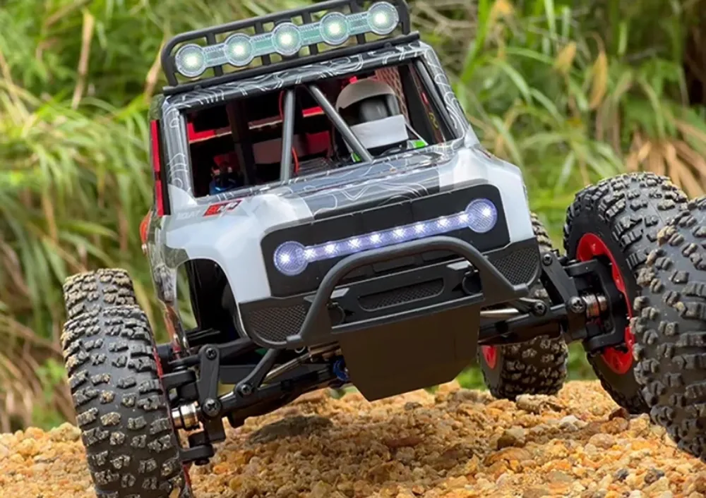 WLtoys 124006 1/12 2.4G 4WD RC Car Crawler RTR Vehicle Models w/ LED Lights