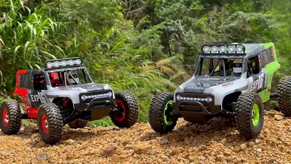WLtoys 124006 1/12 2.4G 4WD RC Car Crawler RTR Vehicle Models w/ LED Lights