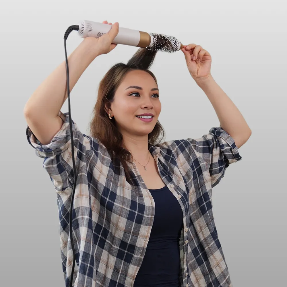 5 in 1 Multi-Function Styler With Detachable Curling Iron Hair Straightener Hair Brush Hair Dryer For Hair Multi Styling EU Plug