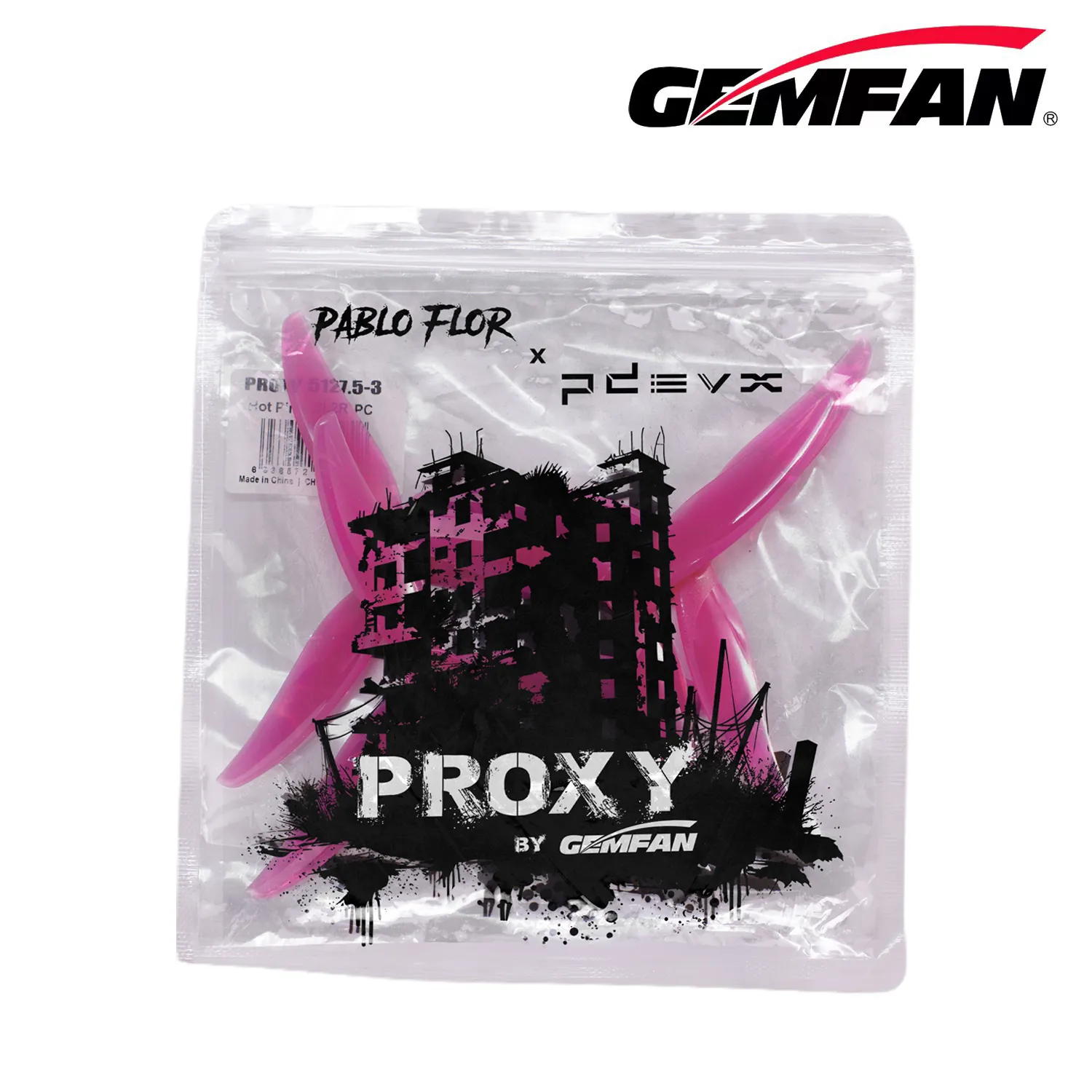 6 Pairs GEMFAN 5127.5 PROXY 5.1x2.75 5.1 Inch Freestyle Propeller PC Props for RC FPV Racing Drone
