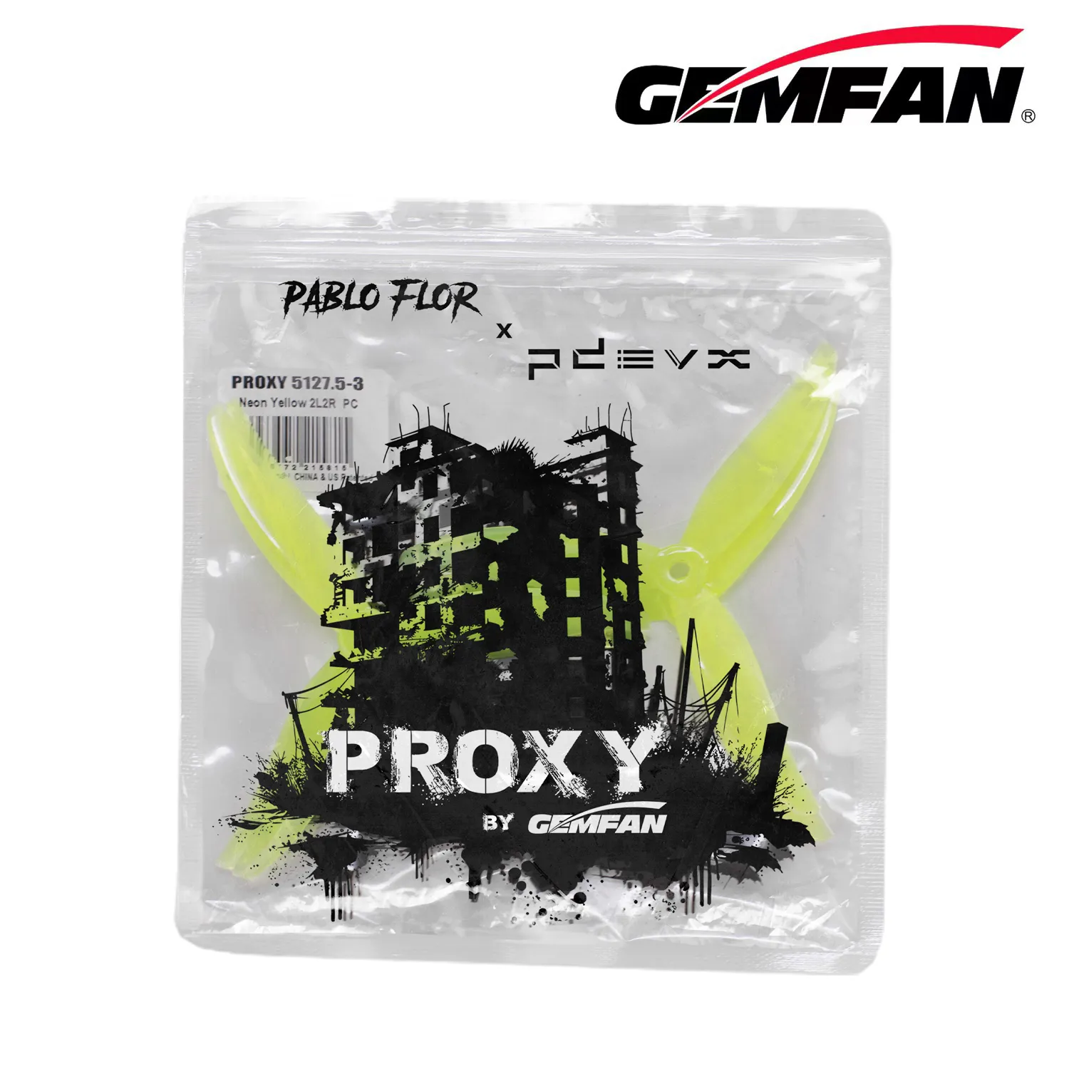 6 Pairs GEMFAN 5127.5 PROXY 5.1x2.75 5.1 Inch Freestyle Propeller PC Props for RC FPV Racing Drone