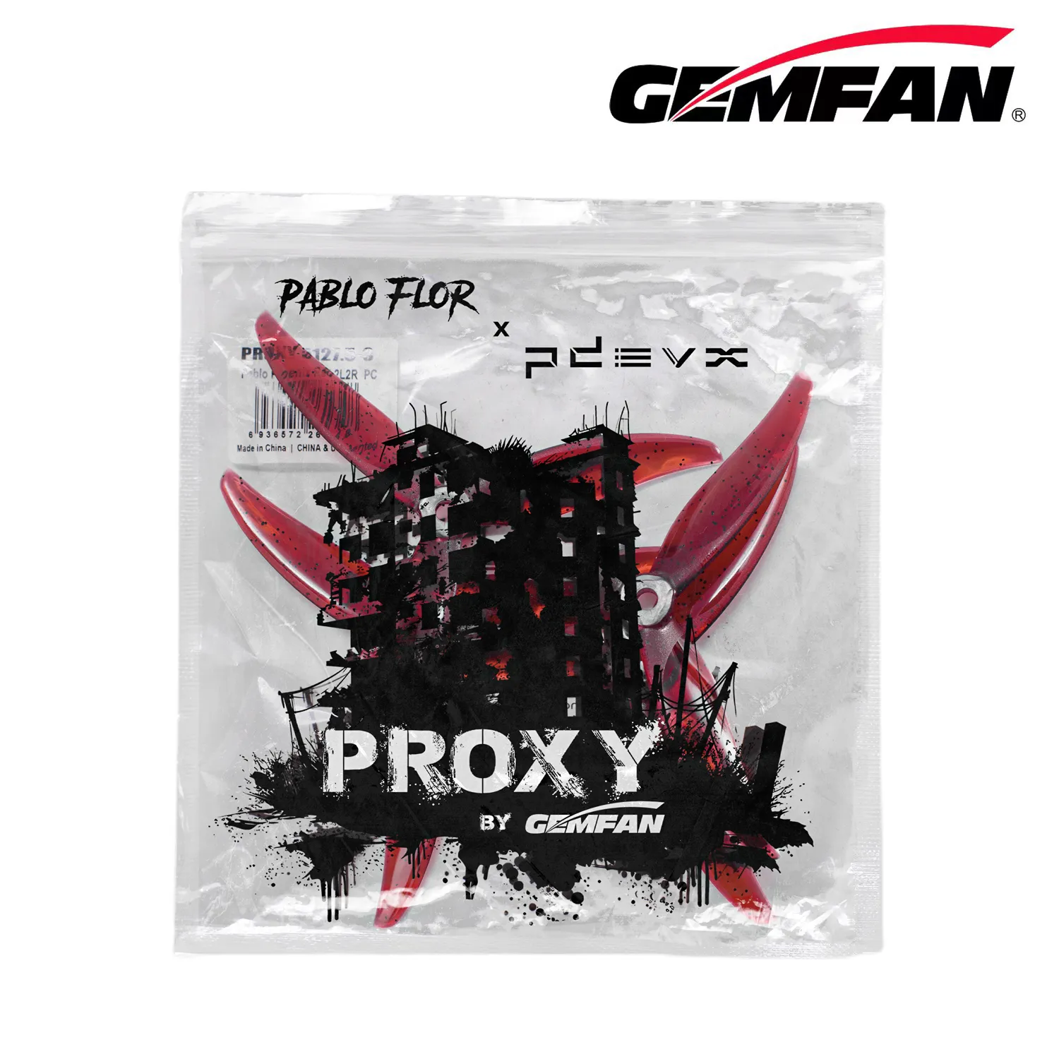6 Pairs GEMFAN 5127.5 PROXY 5.1x2.75 5.1 Inch Freestyle Propeller PC Props for RC FPV Racing Drone
