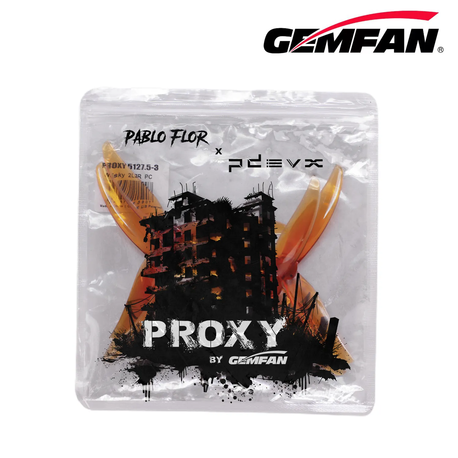 6 Pairs GEMFAN 5127.5 PROXY 5.1x2.75 5.1 Inch Freestyle Propeller PC Props for RC FPV Racing Drone