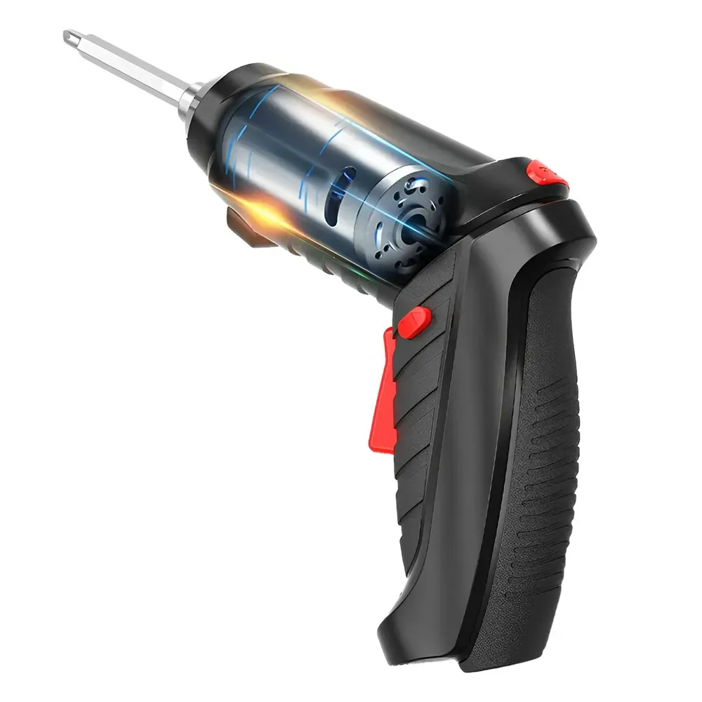 47PCS 4.2V Cordless Electric Screwdriver Tool Set USB Charging 1800mAh Battery LED Light 3.5Nm Torque Includes Bits and Accessories 47PCS 4.2V Cordless Electric Screwdriver Tool Set USB Charging 1800mAh Battery LED Light 3.5Nm Torque Includes Bits and Accessories