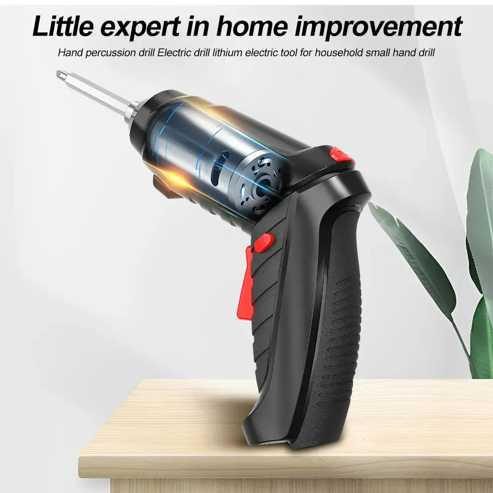 47PCS 4.2V Cordless Electric Screwdriver Tool Set USB Charging 1800mAh Battery LED Light 3.5Nm Torque Includes Bits and Accessories 47PCS 4.2V Cordless Electric Screwdriver Tool Set USB Charging 1800mAh Battery LED Light 3.5Nm Torque Includes Bits and Accessories