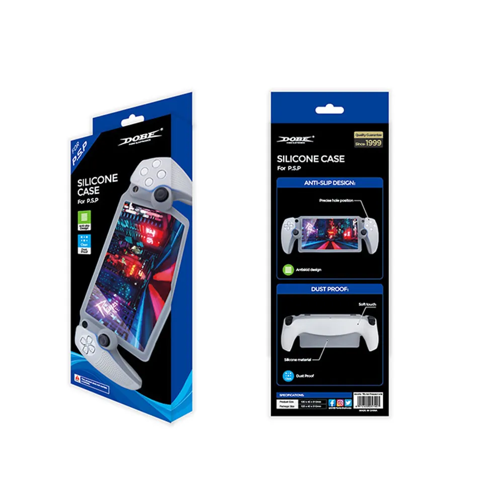 DOBE for PlayStation Portal Full Coverage Silicone Case PS5 Streaming Handheld Soft Protective Cover DOBE for PlayStation Portal Full Coverage Silicone Case PS5 Streaming Handheld Soft Protective Cover