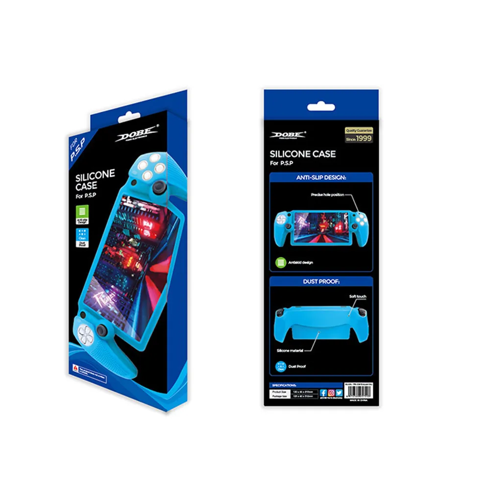 DOBE for PlayStation Portal Full Coverage Silicone Case PS5 Streaming Handheld Soft Protective Cover DOBE for PlayStation Portal Full Coverage Silicone Case PS5 Streaming Handheld Soft Protective Cover