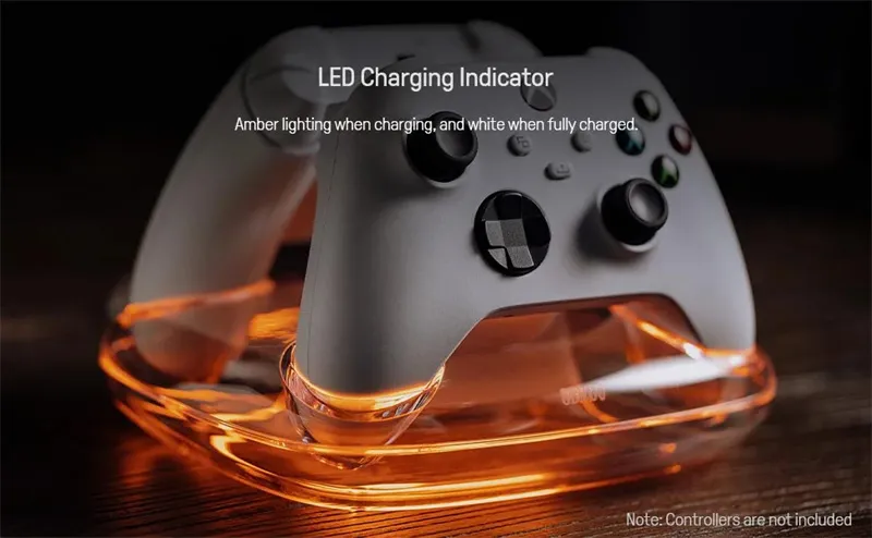 8Bitdo for Xbox Dual Charging Dock Wireless Controller Charger Station with Magnetic Secure for Xbox Series X/S Xbox One Gamepad