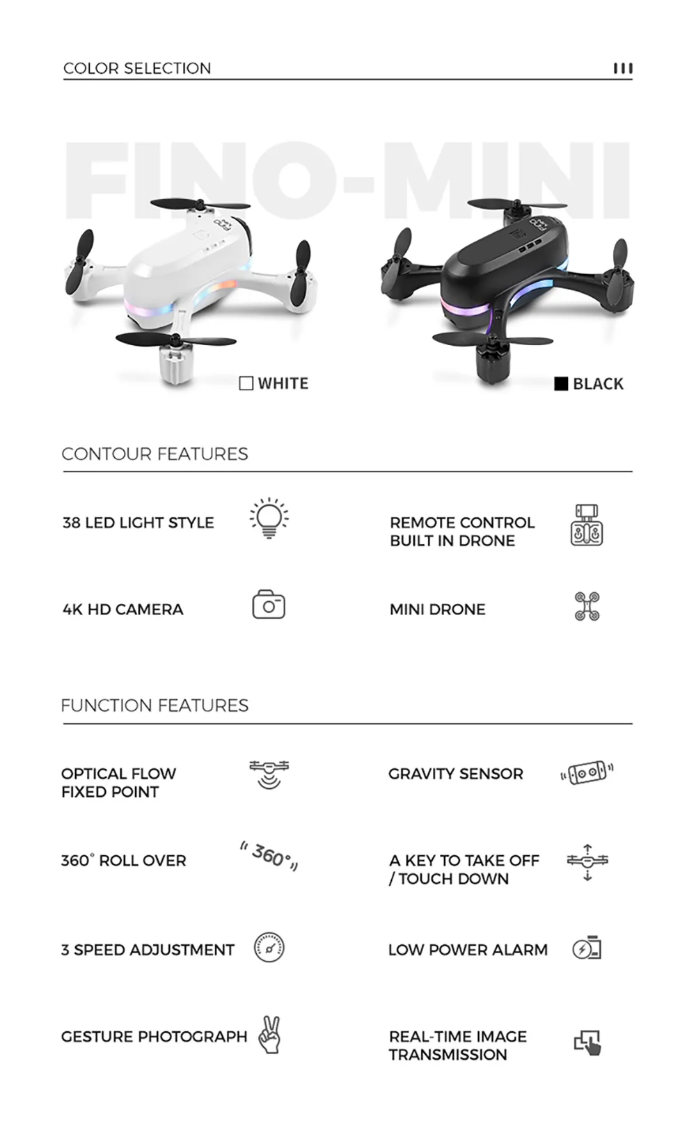 FUQI MODEL H28 WiFi FPV with HD Dual Camera Switchable Integrated Storage Optical Flow Hover Highlight LED Racing Light RC Toys Drone Quadcopter RTF