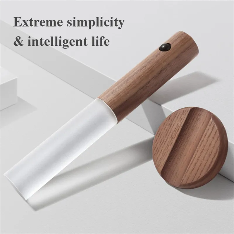 Magnetic USB LED Human body sensing Night Light Kitchen Cabinet Light Home Stair Bedroom Table Motion Lamp Bedside Lighting