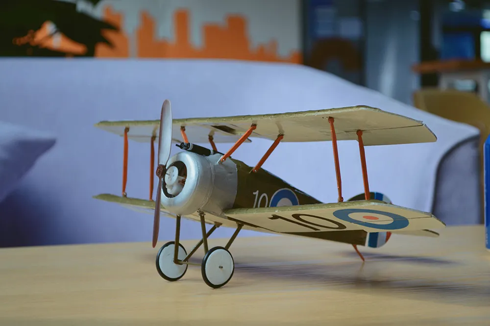 Tony Ray's Aero Model Mini Sopwith Camel 380mm Wingspan Balsa Wood RC Airplane KIT