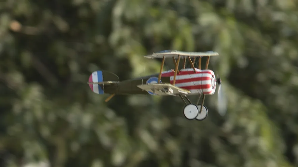 Tony Ray's Aero Model Mini Sopwith Camel 380mm Wingspan Balsa Wood RC Airplane KIT