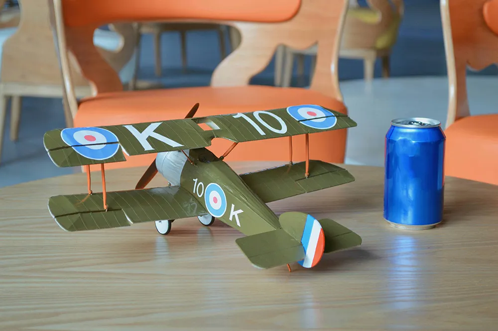Tony Ray's Aero Model Mini Sopwith Camel 380mm Wingspan Balsa Wood RC Airplane KIT