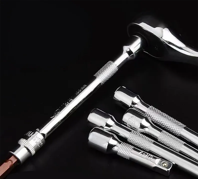 4PCS 1/4 Inch Extension Rod Set Chrome Vanadium Steel 6.3mm Socket Wrench Quick Auto Repair Tools 150mm 100mm 75mm 50mm 4PCS 1/4 Inch Extension Rod Set Chrome Vanadium Steel 6.3mm Socket Wrench Quick Auto Repair Tools 150mm 100mm 75mm 50mm