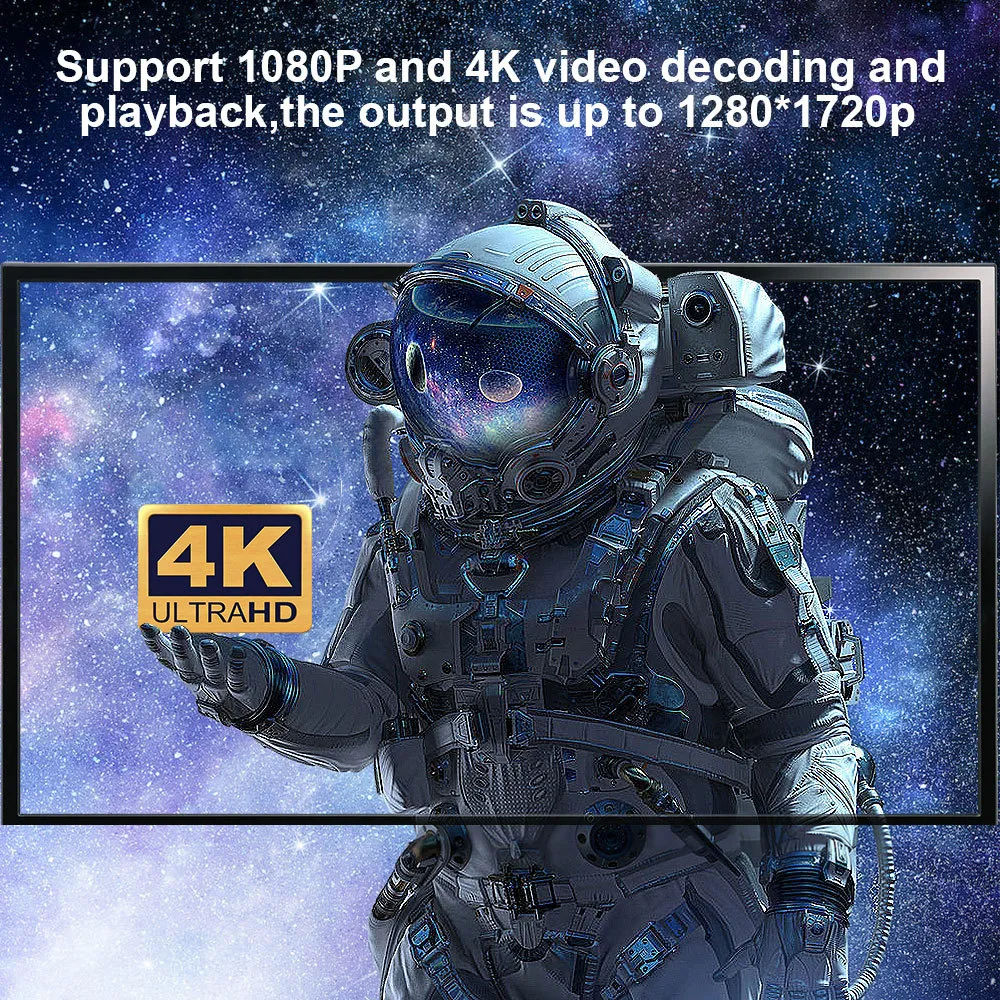 P10 Smart 4K Wifi Portable 1080P LED Projector with Remote Electronic Focusing 4-points Keystone Correction Built-in Stereo Speaker Smart Home Theater Video Player