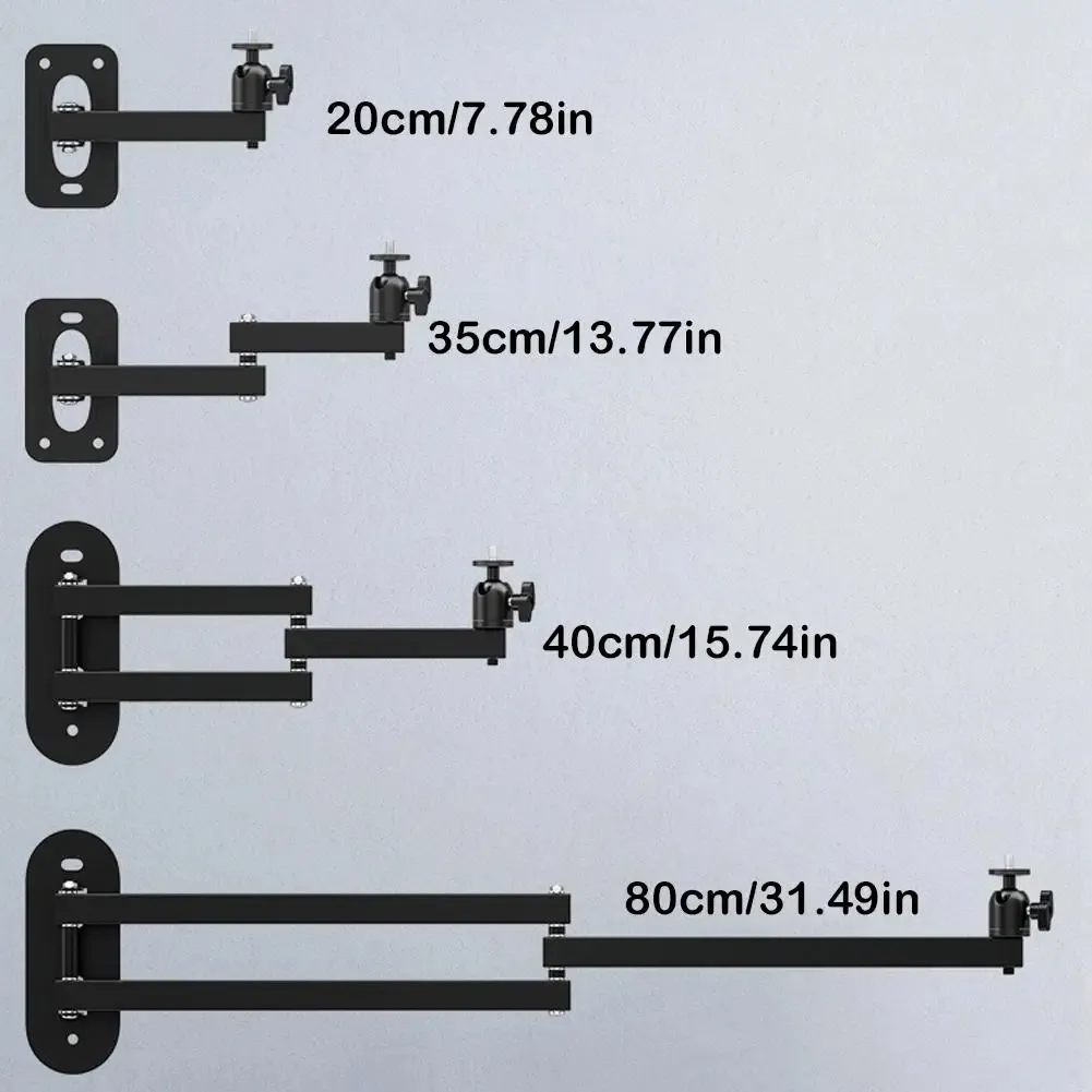 Universal Wall Mounted Projector Bracket Strong Load-bearing Capacity Adjustable Wall Ceiling Bracket Holder for Bedside Office