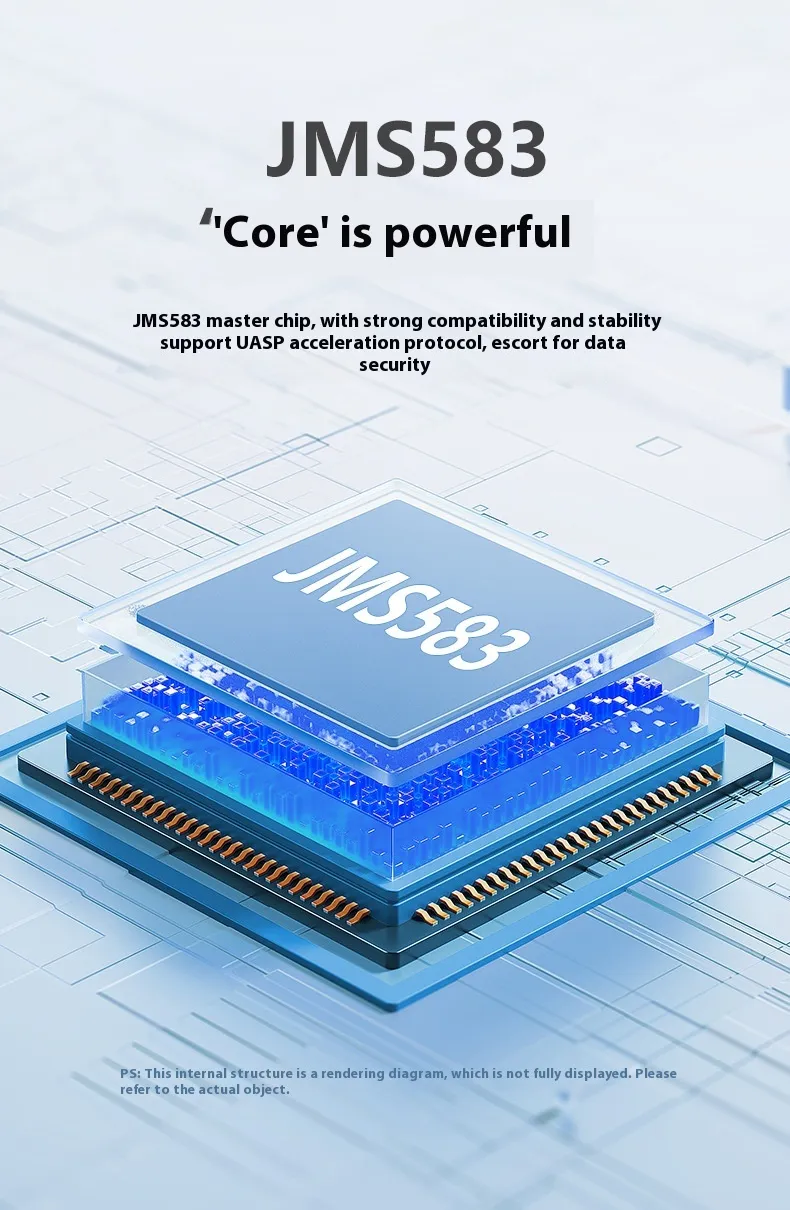 JEYI i9 磁吸 M.2 NVMe SSD 外殼鋁合金外殼 10Gbps Type-C3.1 Gen2 外接固態硬碟 內建 PWM 風扇 支援 2230/2242/2280 行動硬碟盒