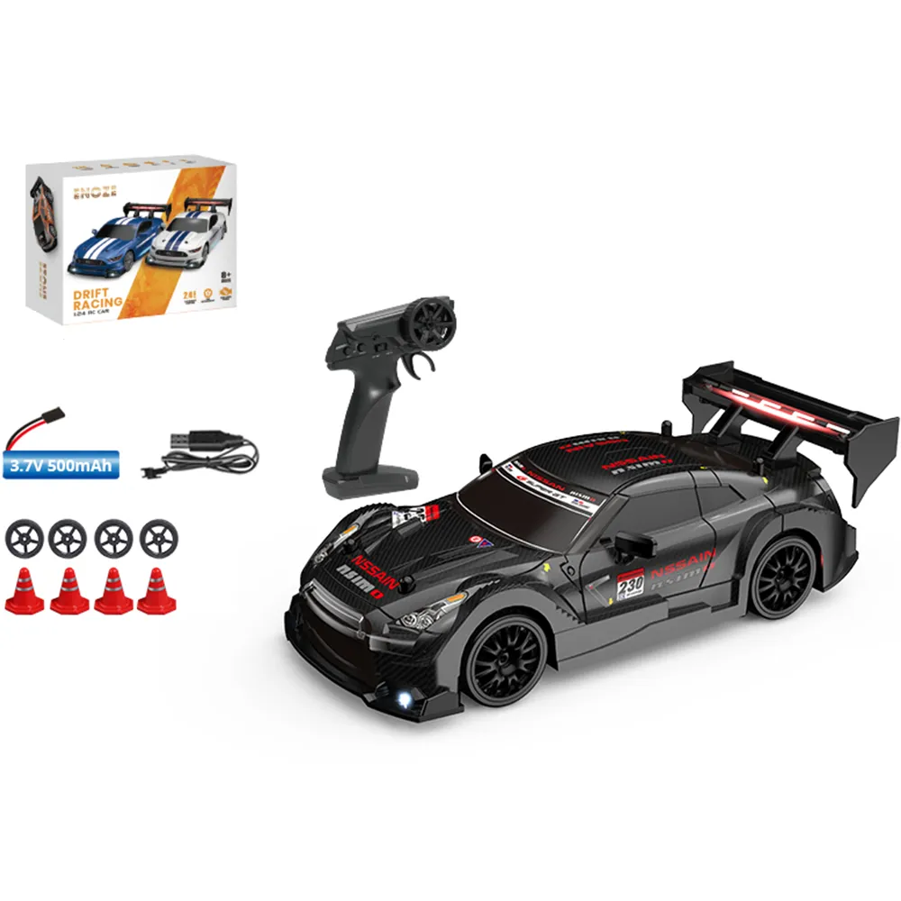 ENOZE 8601 8602 RTR 1/24 2.4G 4WD 30km/h Drift RC Car GTR High Speed Racing LED Light On-Road Vehicles Models Toys