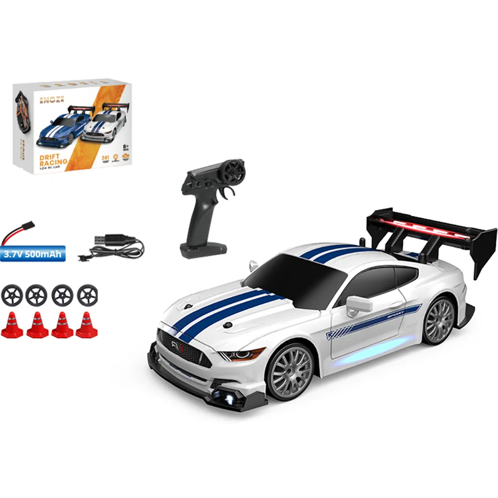ENOZE 8601 8602 RTR 1/24 2.4G 4WD 30km/h Drift RC Car GTR High Speed Racing LED Light On-Road Vehicles Models Toys
