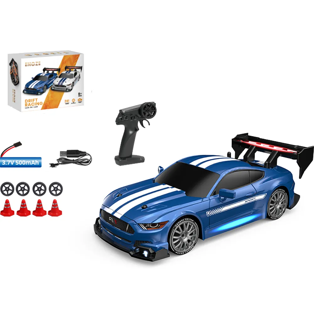 ENOZE 8601 8602 RTR 1/24 2.4G 4WD 30km/h Drift RC Car GTR High Speed Racing LED Light On-Road Vehicles Models Toys
