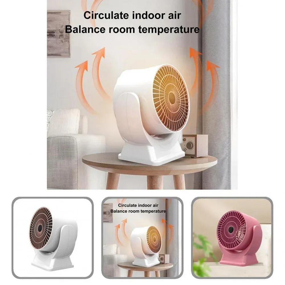 650W Electric Heater with Rapid Heating Intelligent Temperature Control Overheat Protection for Home Office Use