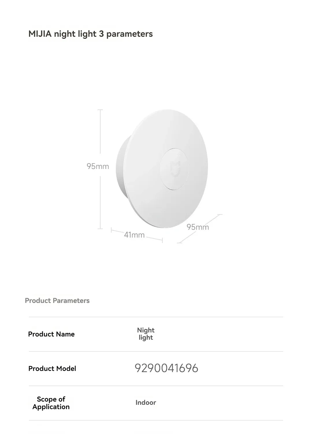 Xiaomi Mijia Night Light 3 With Motion Sensor & Light Sensor 600mah Rechargeable Adjustable Brightness Night Lamp