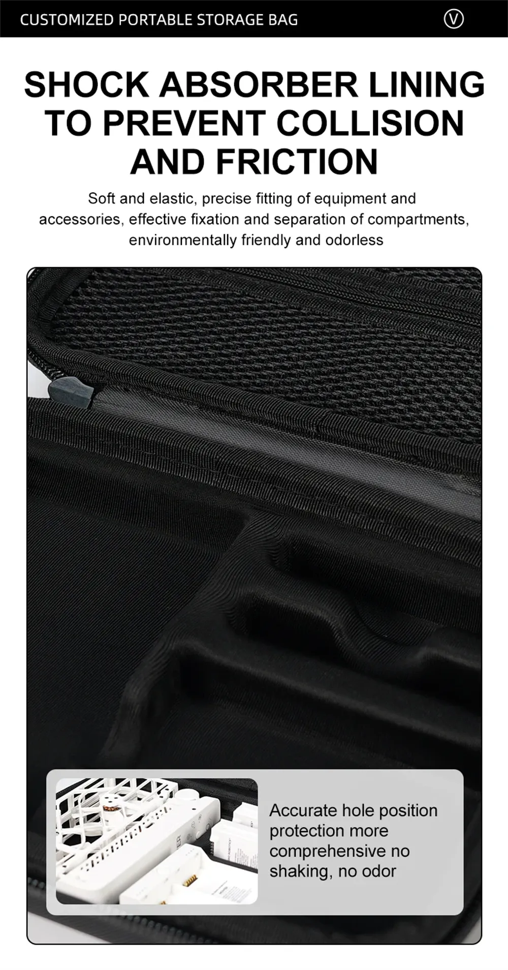 Portable Waterproof Storage Bag Handbag Carrying Box Case for HoverAir X1 Airselfie RC Drone Quadcopter