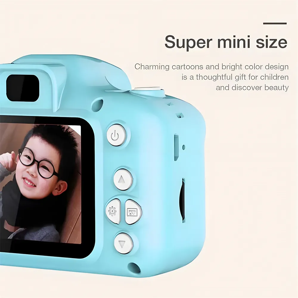 Children Camera X2 Waterproof 1080P HD Video Camera 2 Inch Display Kids Cartoon Cute Outdoor SLR Camera Toy Children Camera X2 Waterproof 1080P HD Video Camera 2 Inch Display Kids Cartoon Cute Outdoor SLR Camera Toy