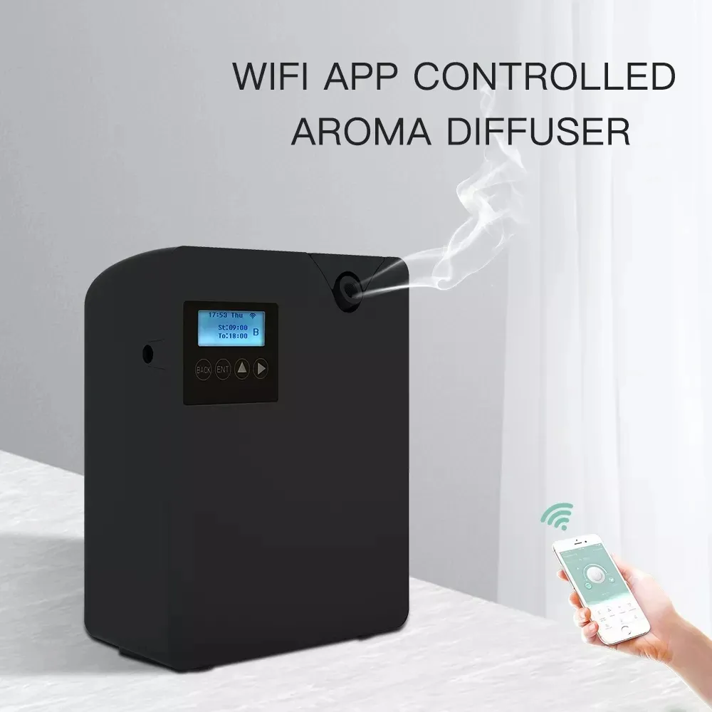 Bluetooth Smart Scent Diffuser Hotel Air Freshener Scent Diffuser Cover 300mL for Home Scent Dispenser Electronic Scent 300-400m³ Coverage