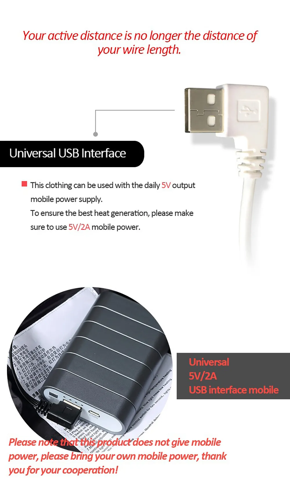 2 Zone Electric Heated Jacket Winter Intelligent USB Rechargeable Heating Cotton Coat Motorcycle Winter Smart Jacket