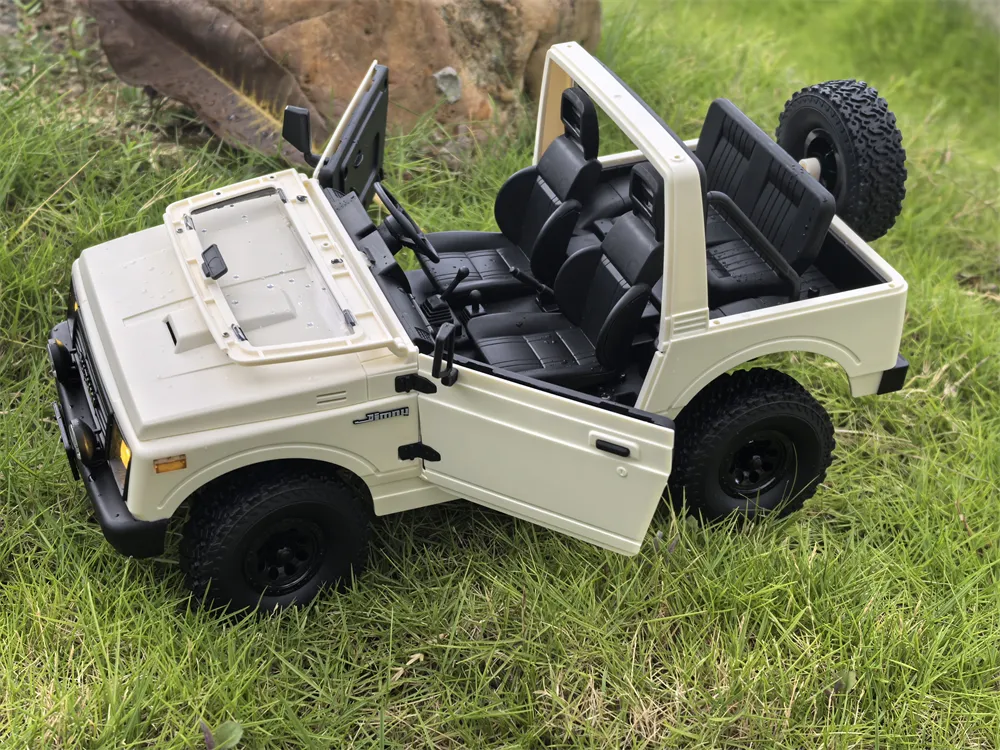 WPL C74-1 1/10 2.4G 4WD RTR Rc Car For SUZUKI JIMNY JA11 Truck Crawler Vehicle Models Toy Proportional Control WPL C74-1 1/10 2.4G 4WD RTR Rc Car For SUZUKI JIMNY JA11 Truck Crawler Vehicle Models Toy Proportional Control