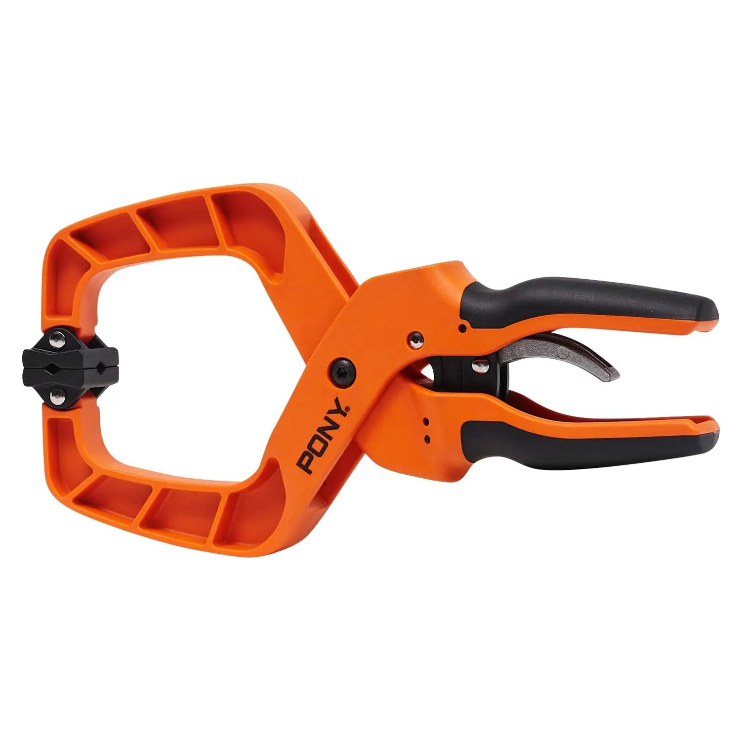 Pony Jorgensen Hand Clamp 2Inch 4Inch Sturdy Steel Spring Plastic One-Handed Operation Non-Marring Jaws Secure Clamping