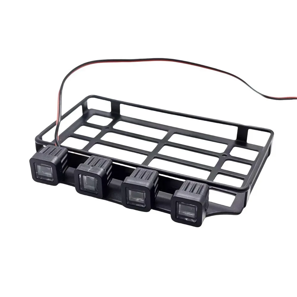 Upgraded Metal Luggage Rack with Light For MN82 1/12 RC Spare Parts Upgraded Metal Luggage Rack with Light For MN82 1/12 RC Spare Parts
