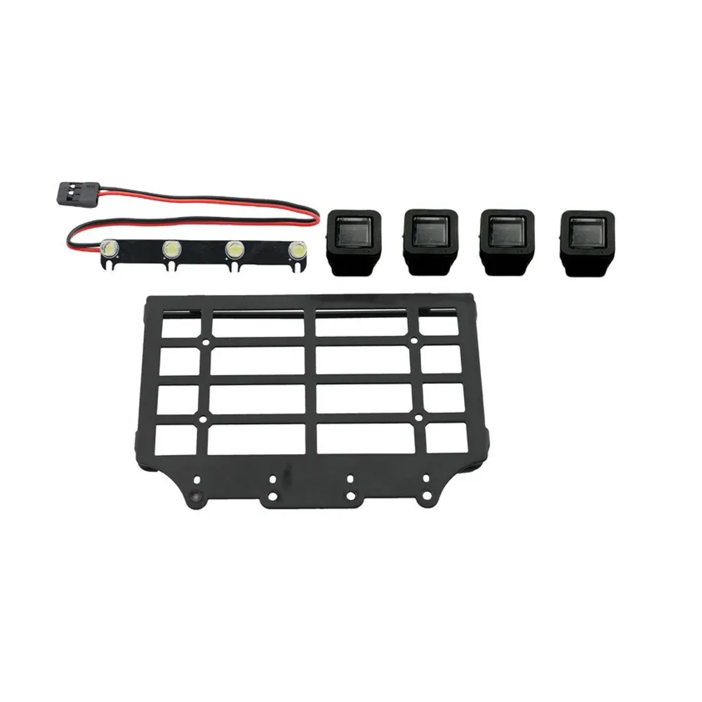 Upgraded Metal Luggage Rack with Light For MN82 1/12 RC Spare Parts Upgraded Metal Luggage Rack with Light For MN82 1/12 RC Spare Parts